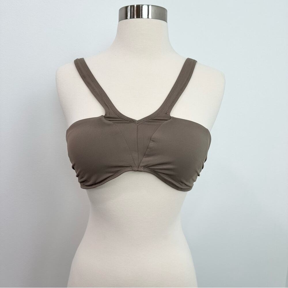 Andie Swim The Monaco Top Bikini Brown Sample